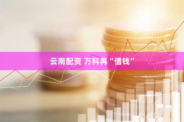 云南配资 万科再“借钱”