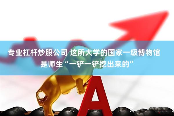 专业杠杆炒股公司 这所大学的国家一级博物馆   是师生“一铲一铲挖出来的”