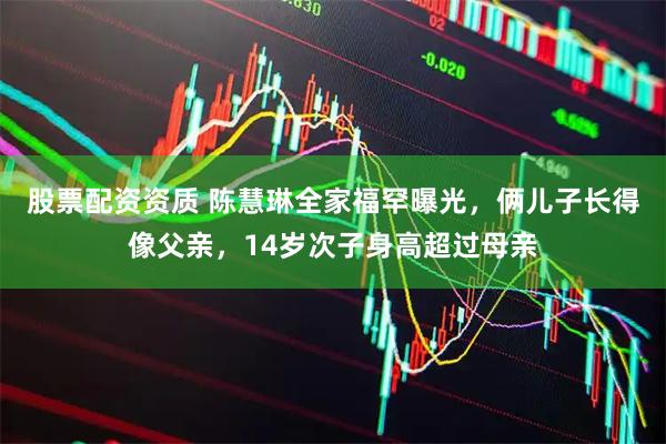 股票配资资质 陈慧琳全家福罕曝光，俩儿子长得像父亲，14岁次子身高超过母亲